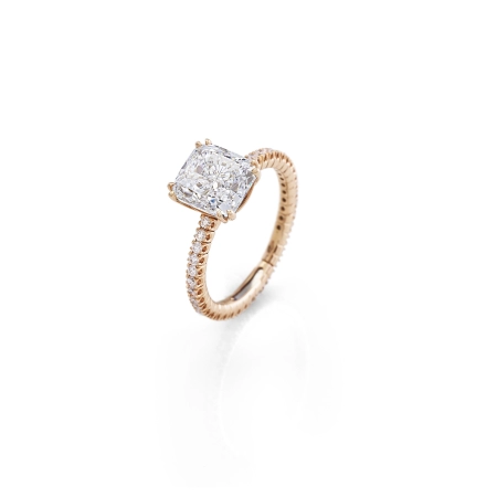 Classics Solitaire with cushion cut Diamond